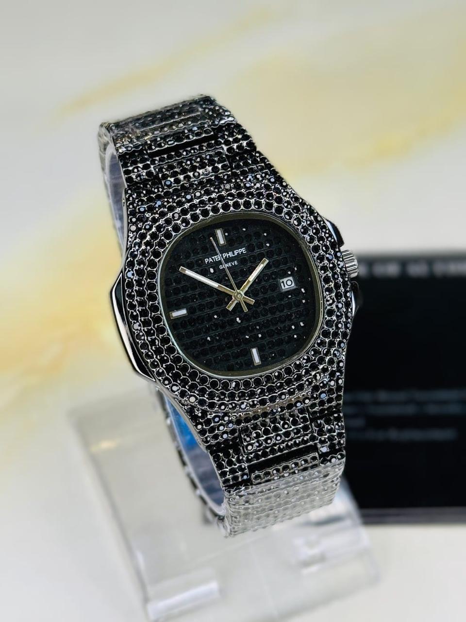 PATEK PHILIPPE BLACK STONE WATCH