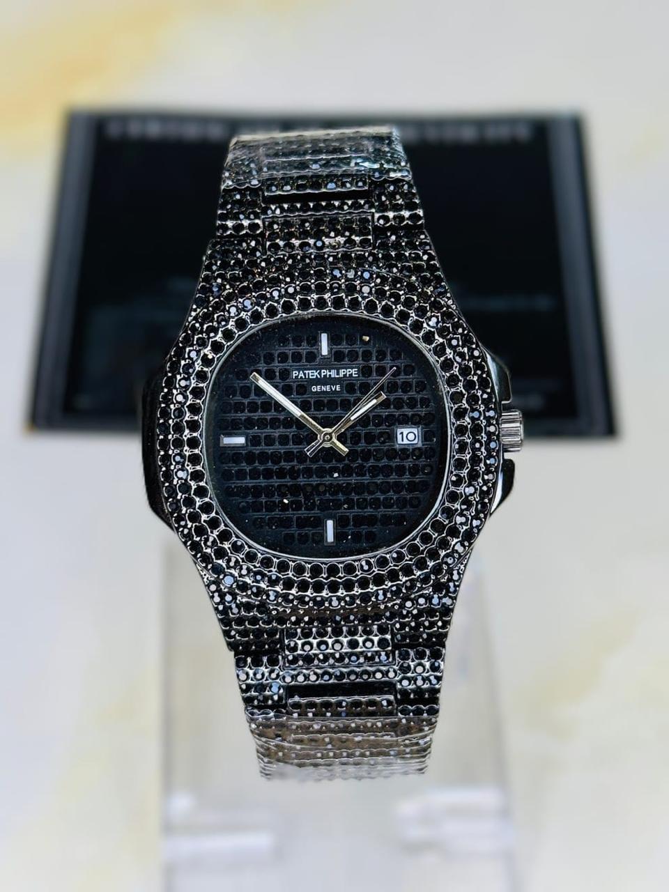 PATEK PHILIPPE BLACK STONE WATCH